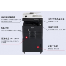 夏普（SHARP）BP-M2522R 復(fù)印機 A3黑白激光多功能一體機（標(biāo)配+第二紙盒+工作臺落地）